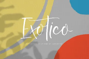 Exotico Script font