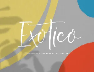 Exotico Script font