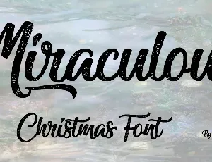 Miraculous Christmas font