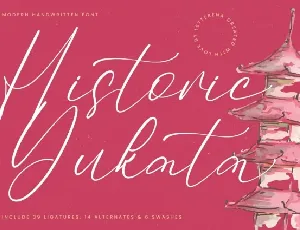 Historic Yukata font