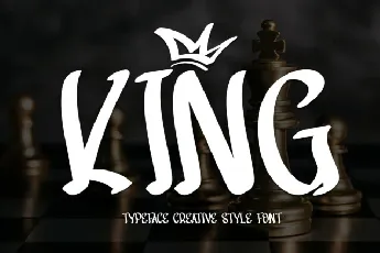 King Brush font