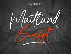 Maitland font