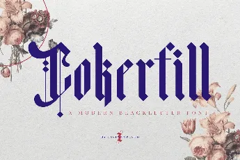 Cokerfill font