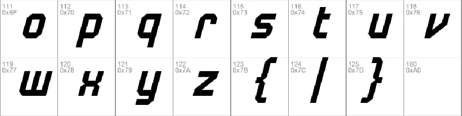 Racer font