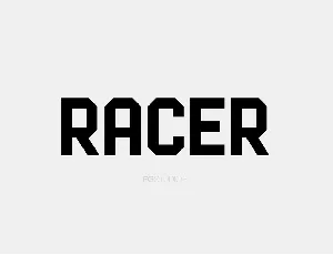 Racer font
