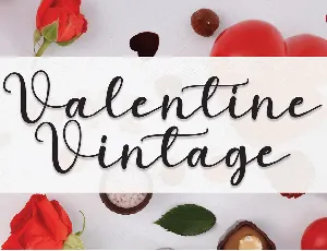 Valentine Vintage font