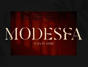 Modesfa font