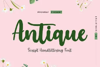 Antique Script font