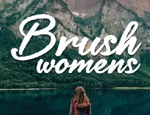 Brush womens Script font