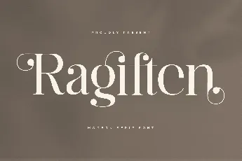 Ragiften font