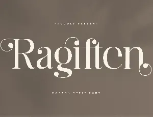 Ragiften font