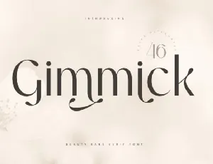 Gimmick font