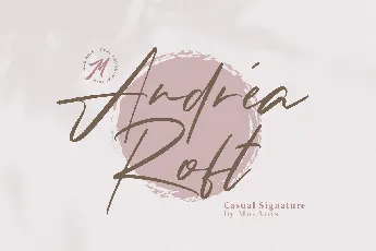 Andrea Roft font