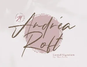 Andrea Roft font