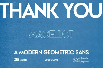 Magellot Demo font