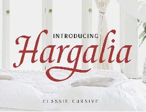 Hargalia font