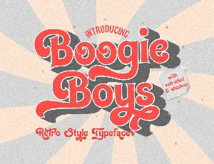 Boogie Boys font