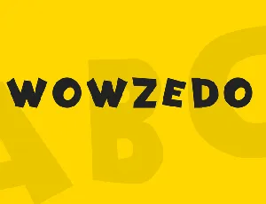 Wowzedo font