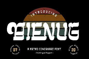 BIENUG Trial font