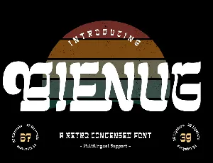 BIENUG Trial font