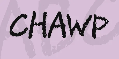 CHAWP font