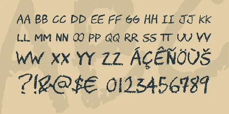 CHAWP font