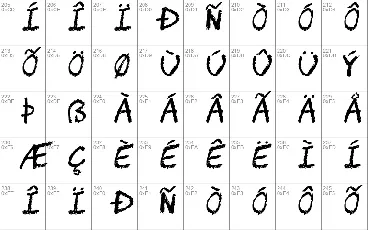 CHAWP font