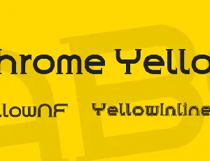 Chrome Yellow font