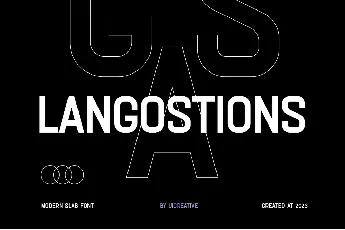 Langostions font