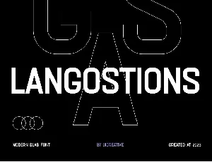 Langostions font