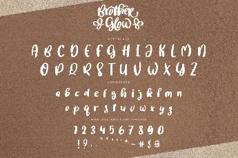 BrotherGlow font