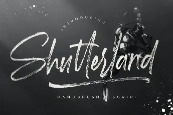 Shutterland Brush font