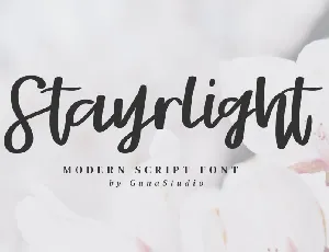 Stayrlight Script font