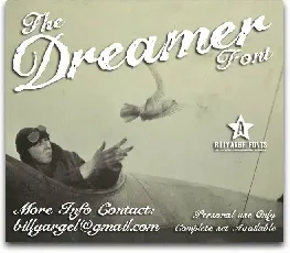 The Dreamer Script font