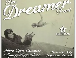 The Dreamer Script font