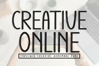 Creative Online Display font