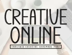 Creative Online Display font