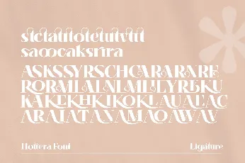 Hottera font