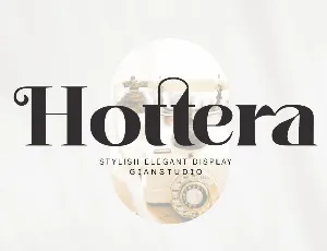 Hottera font