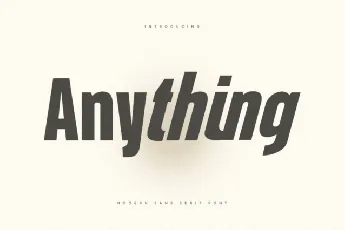 Anything font