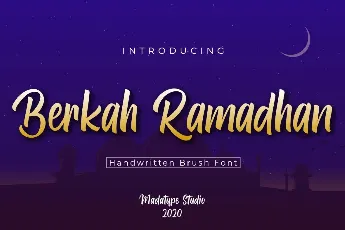 Berkah Ramadhan font