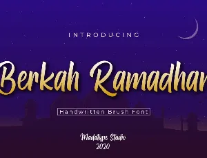 Berkah Ramadhan font