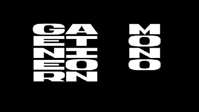 Generation Mono font