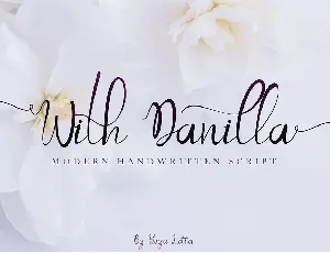 With Danilla font