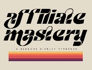 affiliate mastery demo font