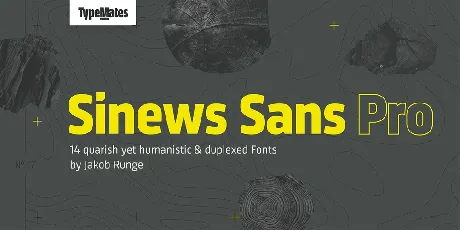 Sinews Sans Pro font