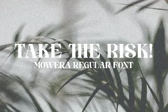 Mowera font