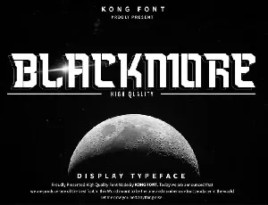 Blackmore Display font