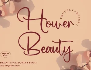 Hower Beauty font