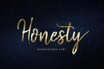 Honesty Script font